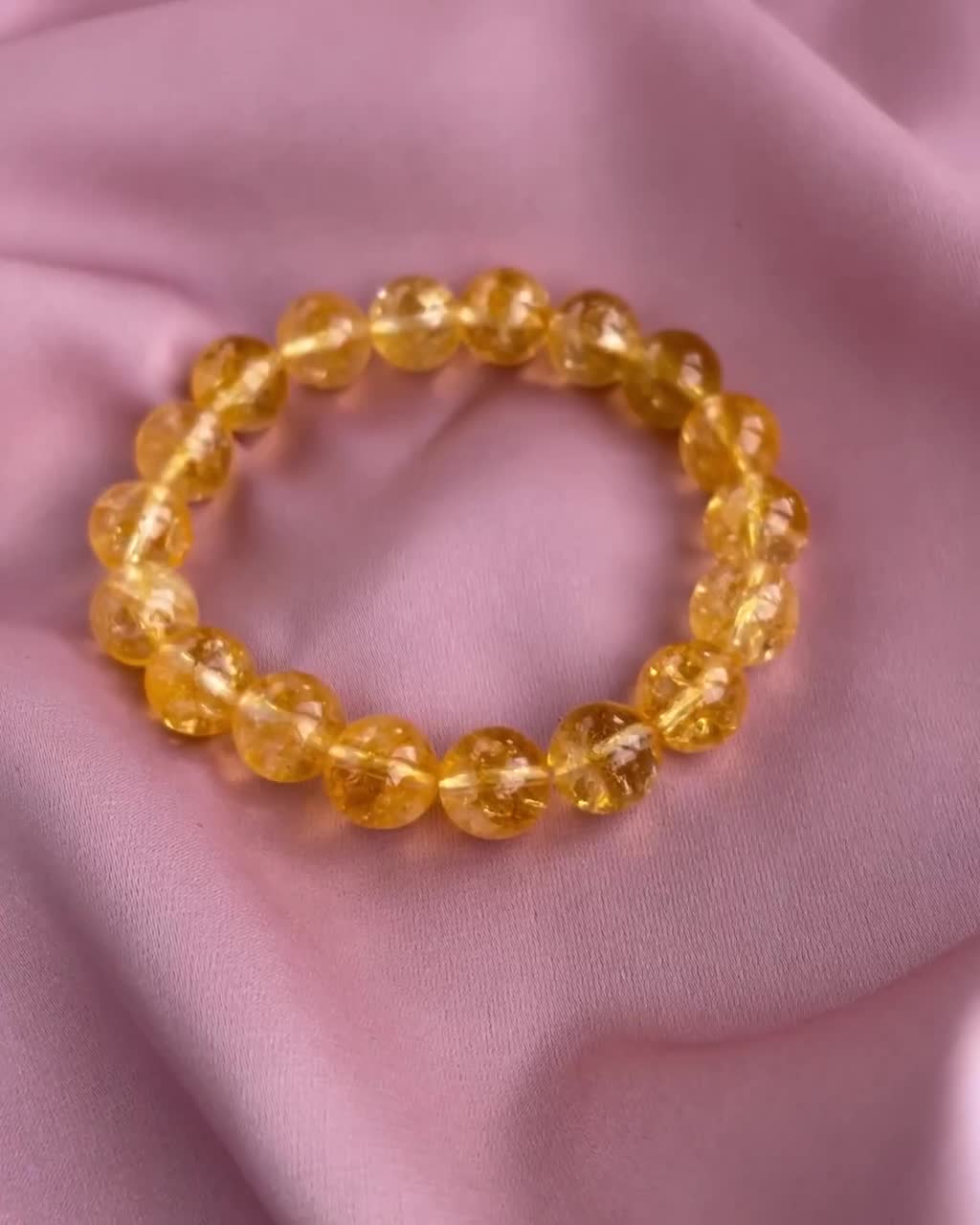 Citrine Gold Bracelet (Design B4) | GemPundit