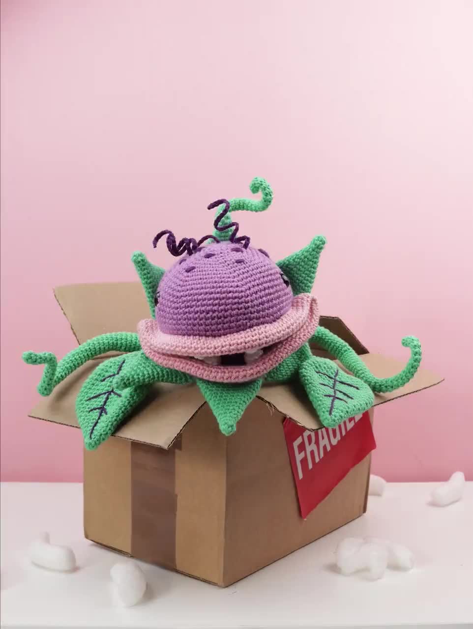 Clarence the Peckish Plant - PDF Ebook - Irene Strange Crochet