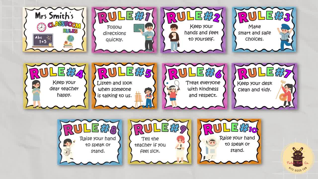 classroom-school-rules-template-editable-and-printable-bulletin-board-sign-job-occupation-theme-labels-pdf-etsy for Free Printable Classroom Rules Pdf Classroom School Rules Template - Editable and Printable Bulletin Board Sign - Job Occupation Theme Labels PDF - Etsy for Free Printable Classroom Rules Pdf