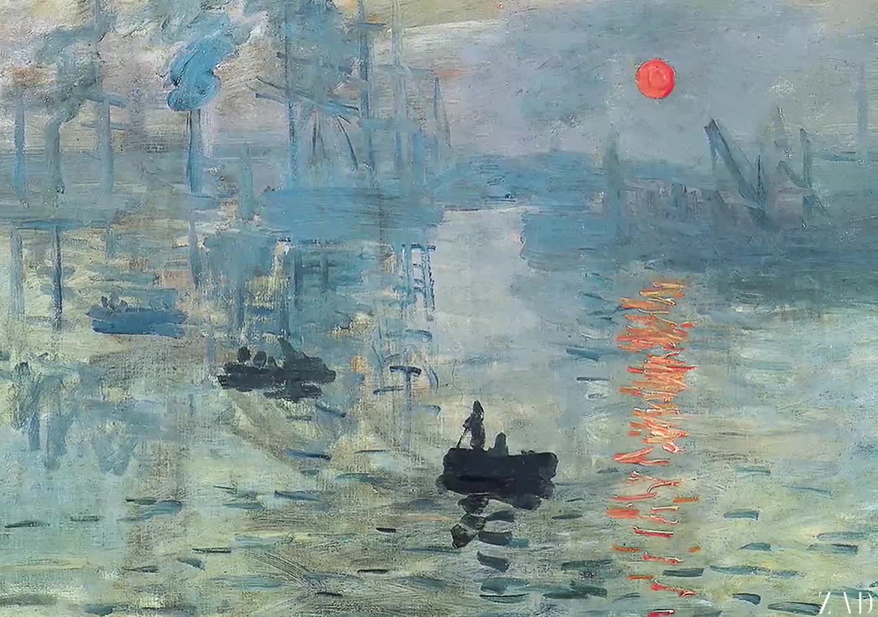Claude Monet Impression Sunrise 1872 Reproduktion eines Klassischen  Gemäldes Foto Poster Druck Kunst Geschenk Boote auf dem Wasser Kleine Rote  Sonne - Etsy.de