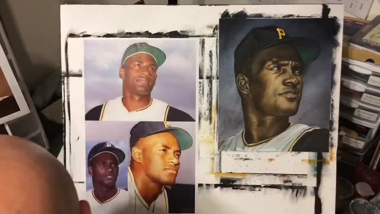 Roberto Clemente Pittsburgh Pirates, an art print by ArtStudio 93 - INPRNT