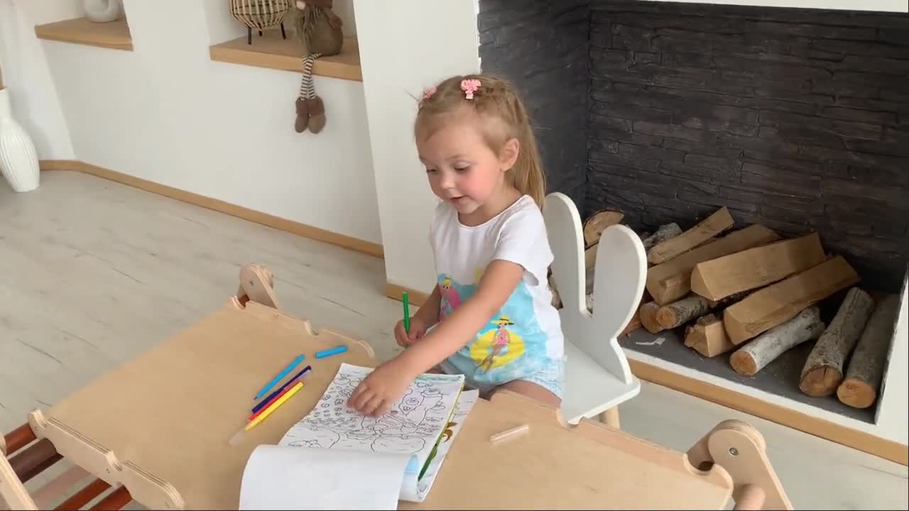 Eva Triangle De Motricité Pikler Pour Enfants Montessori Naturel