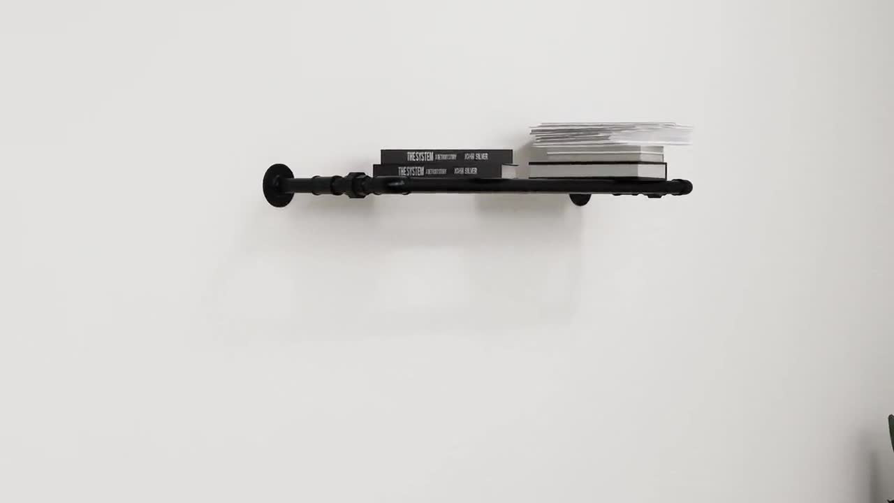 カスタム壁掛け本棚 - 素朴なパイプデザイン - 手作り収納棚 - Etsy 日本