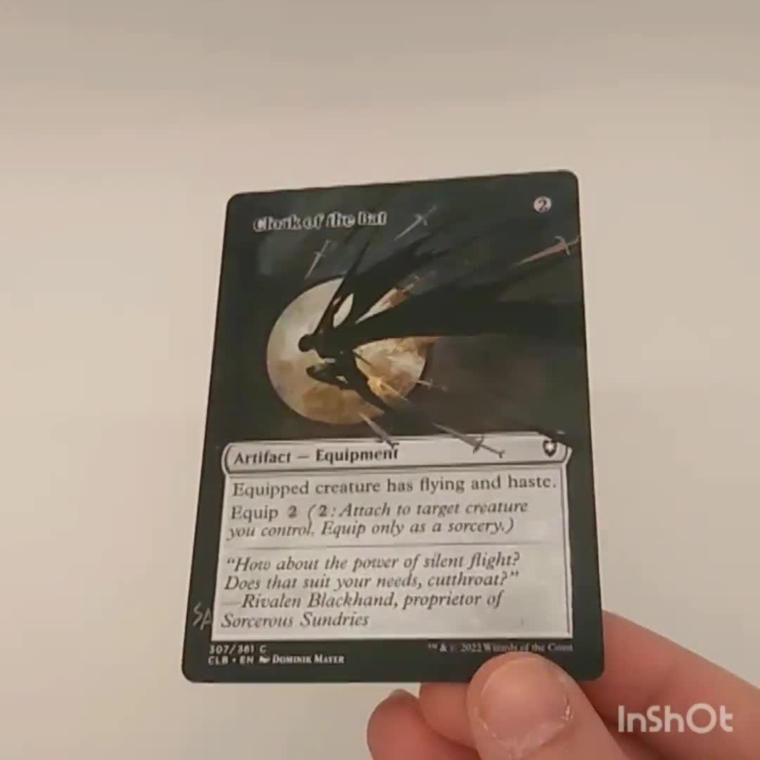 Cloak of the Bat // MTG Altered Art Card