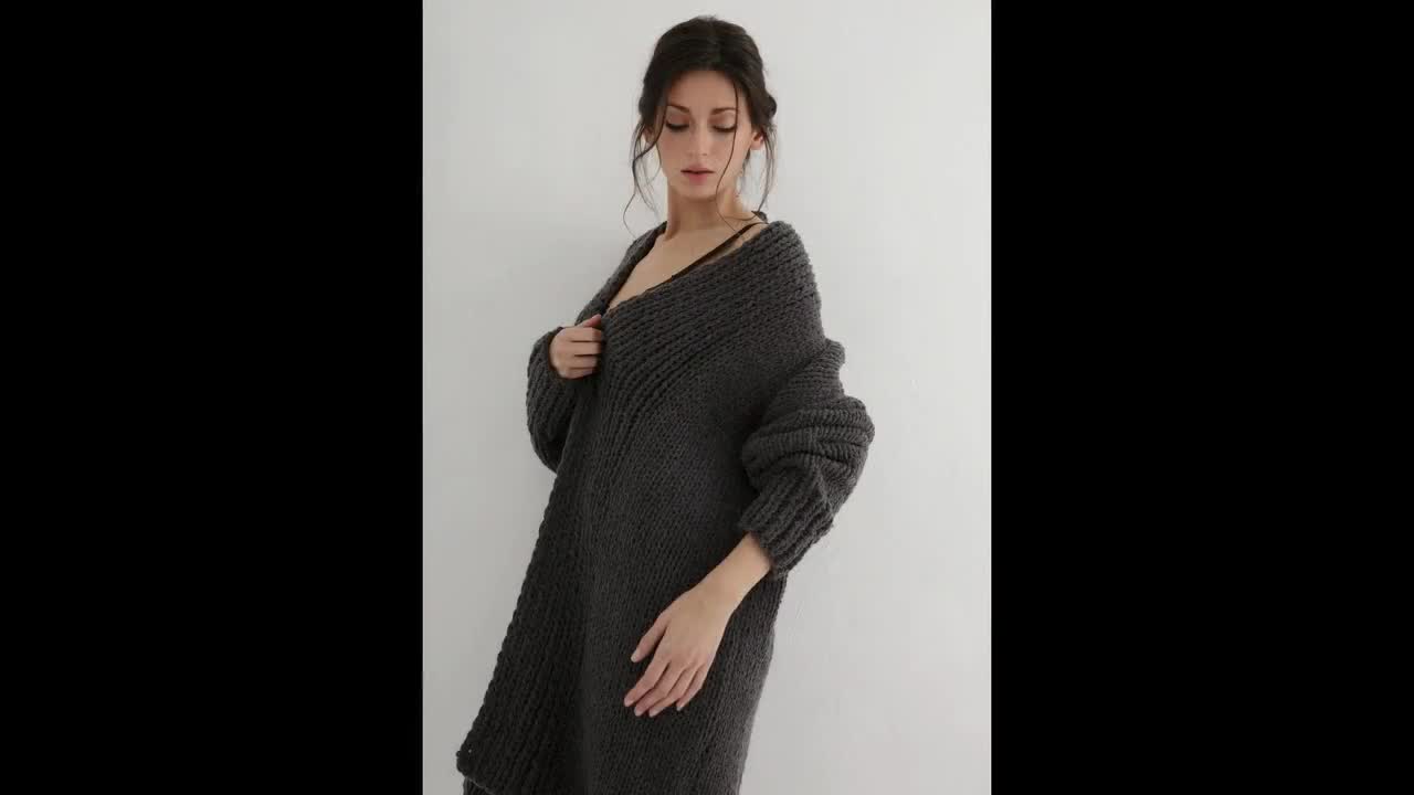 My Comfiest Cardigan Knitting Pattern, Easy Knitting Pattern