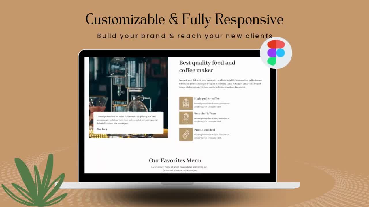 Tema Shopify para Cafeteria | Modelo Figma para Site de Cafeteria Moderna (Download Digital) video poster