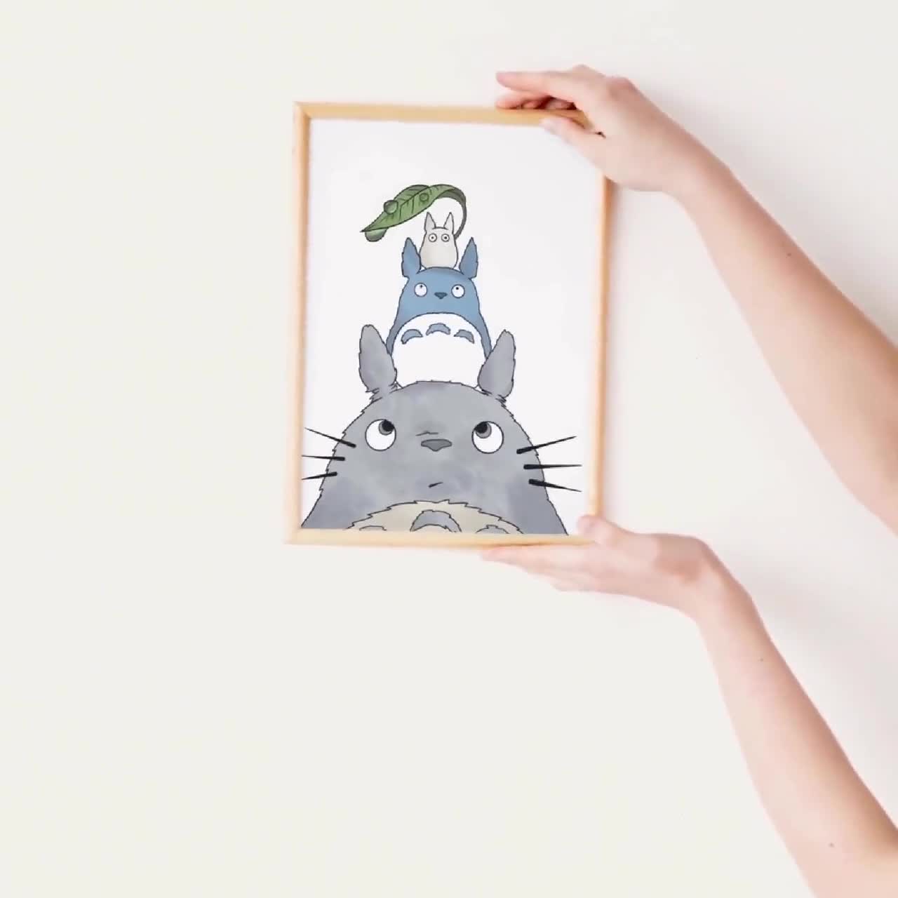 となりのトトロ スタジオジブリ プリント | 日本のアニメ ウォール