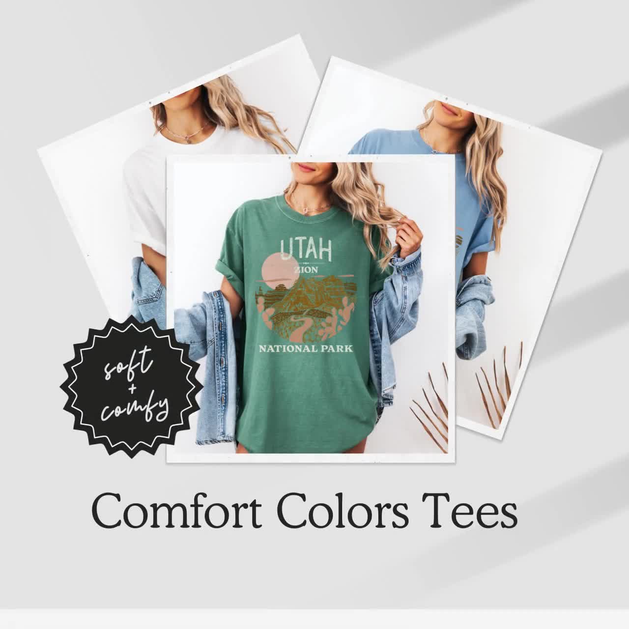Zion National Park T Shirt Utah Hiking Tee Wanderlust Zion National Park T Shirt Utah Hiking Tee Wanderlust