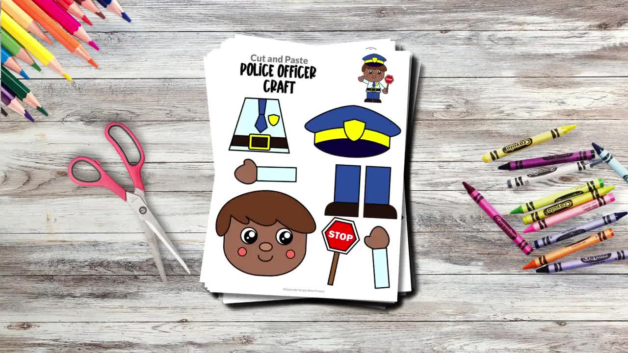 Community Helpers Cut And Paste