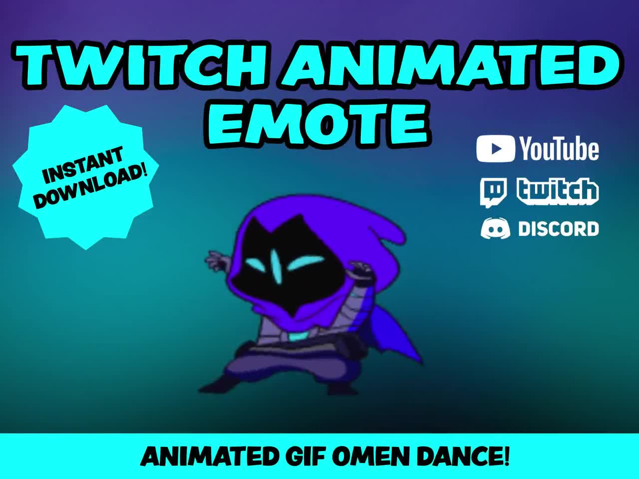 Animated Dancing Omen Emote | Valorant Animated Emote