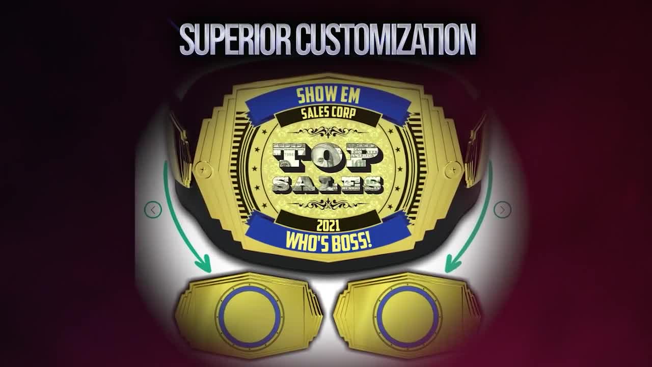 Esports Champion 6lb Custom Championship Belt Esports, Gaming