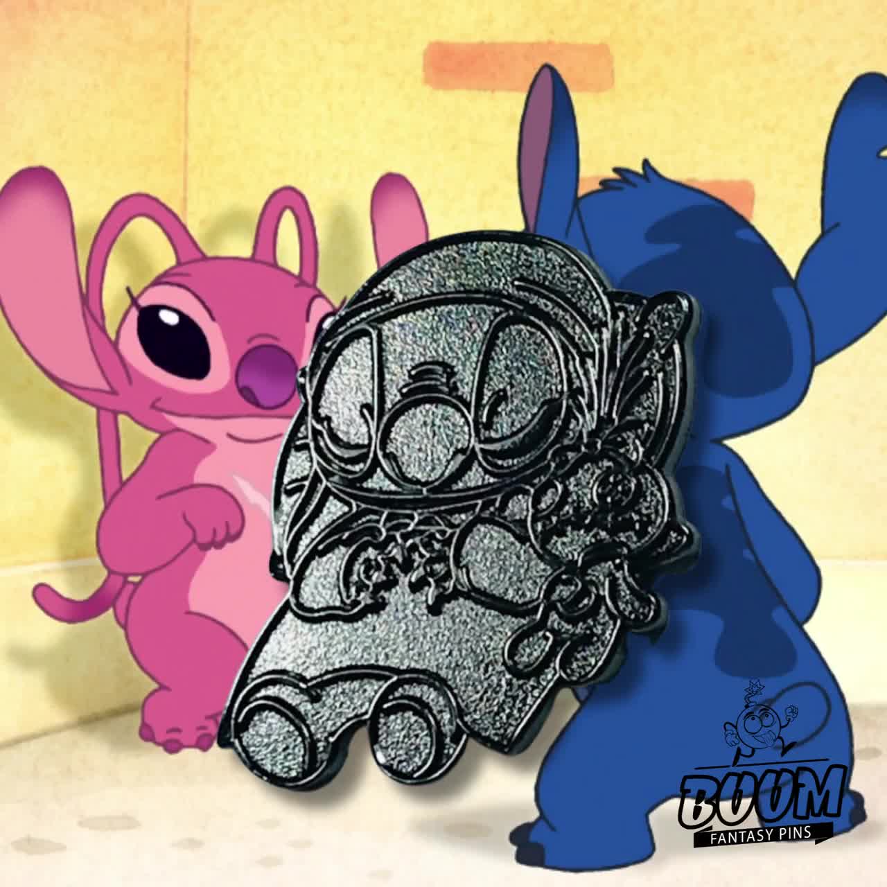 Main Street 24/7 Lilo & Stitch Stitch Character Enamel Metal Logo Pin