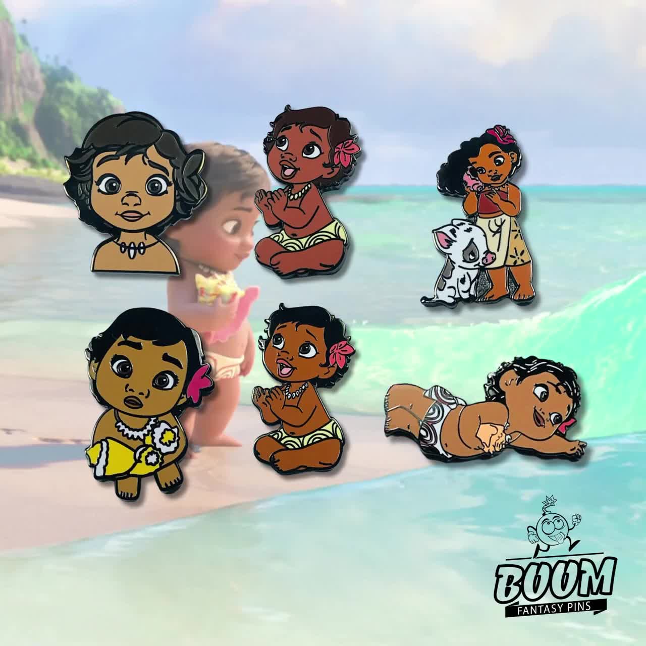 Moana Lot Collections, Moana: Disney Fantasy pins, Hard enamel pins,  Princess moana pin, Pua pins, for Disney lovers, Limited Edition