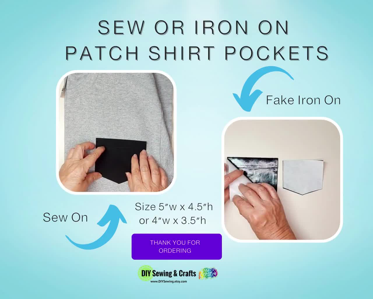 Iron on Kids Patches, Bundle Packs, Decorative Heart Shape Fabric