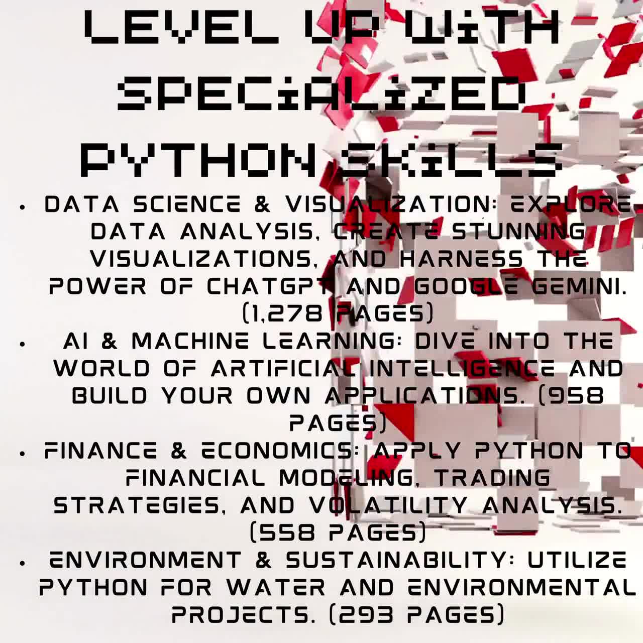Python Programming Ebook Bundle: AI, Data Science, Web Dev (Digital Download) video poster