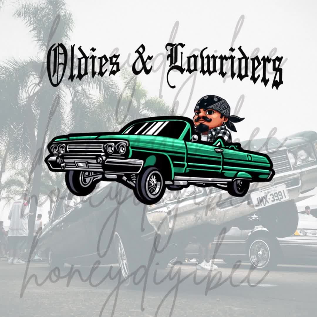 Lowrider Art PNG - Chicano Lowrider Culture, Oldies and