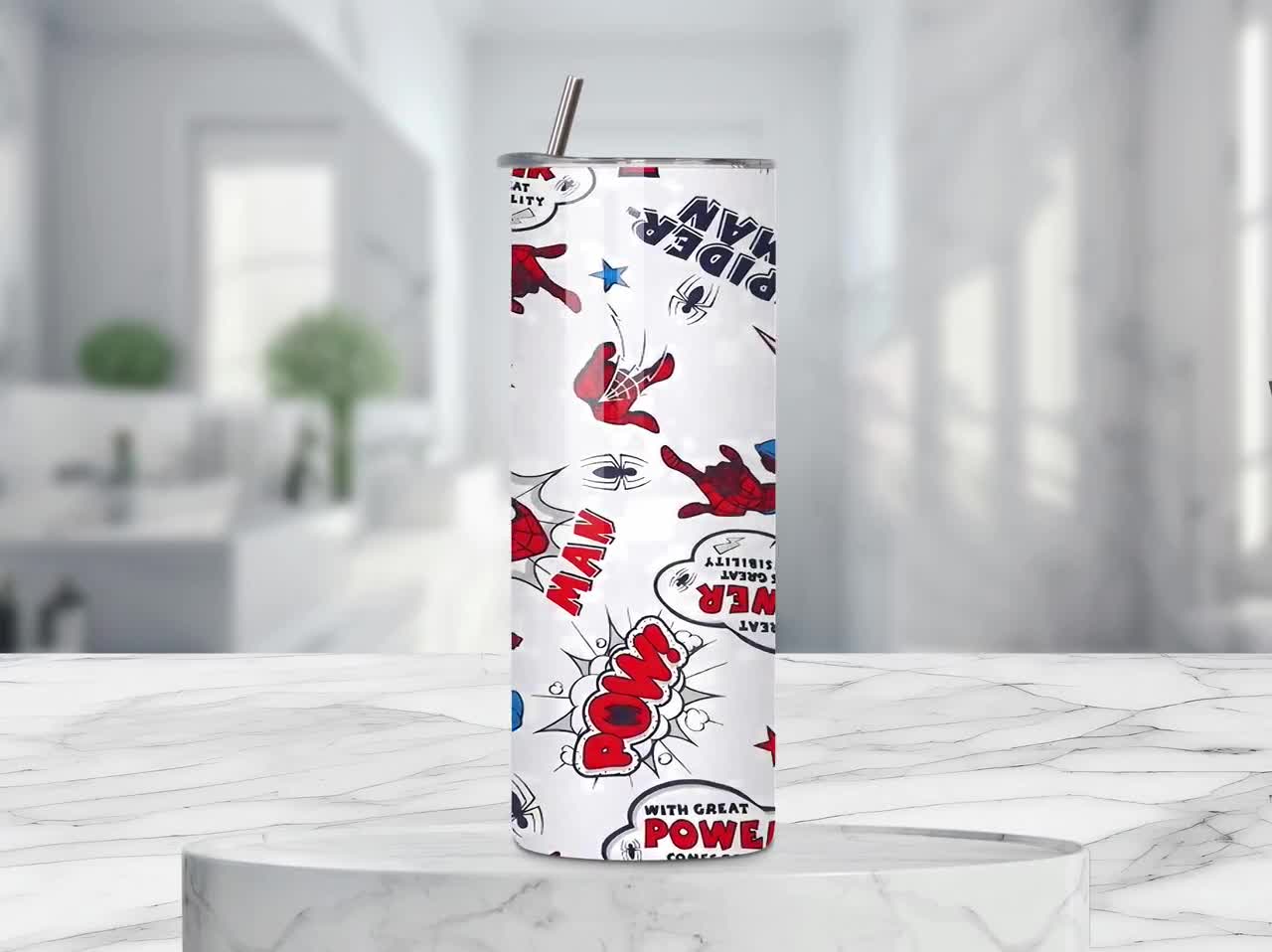 Spiderman Tumbler Wrap, 20oz Tumbler, Superhero Tumbler Wrap, Spiderman Watercolor Design Png, Tumbler Sublimation, Digital File video poster