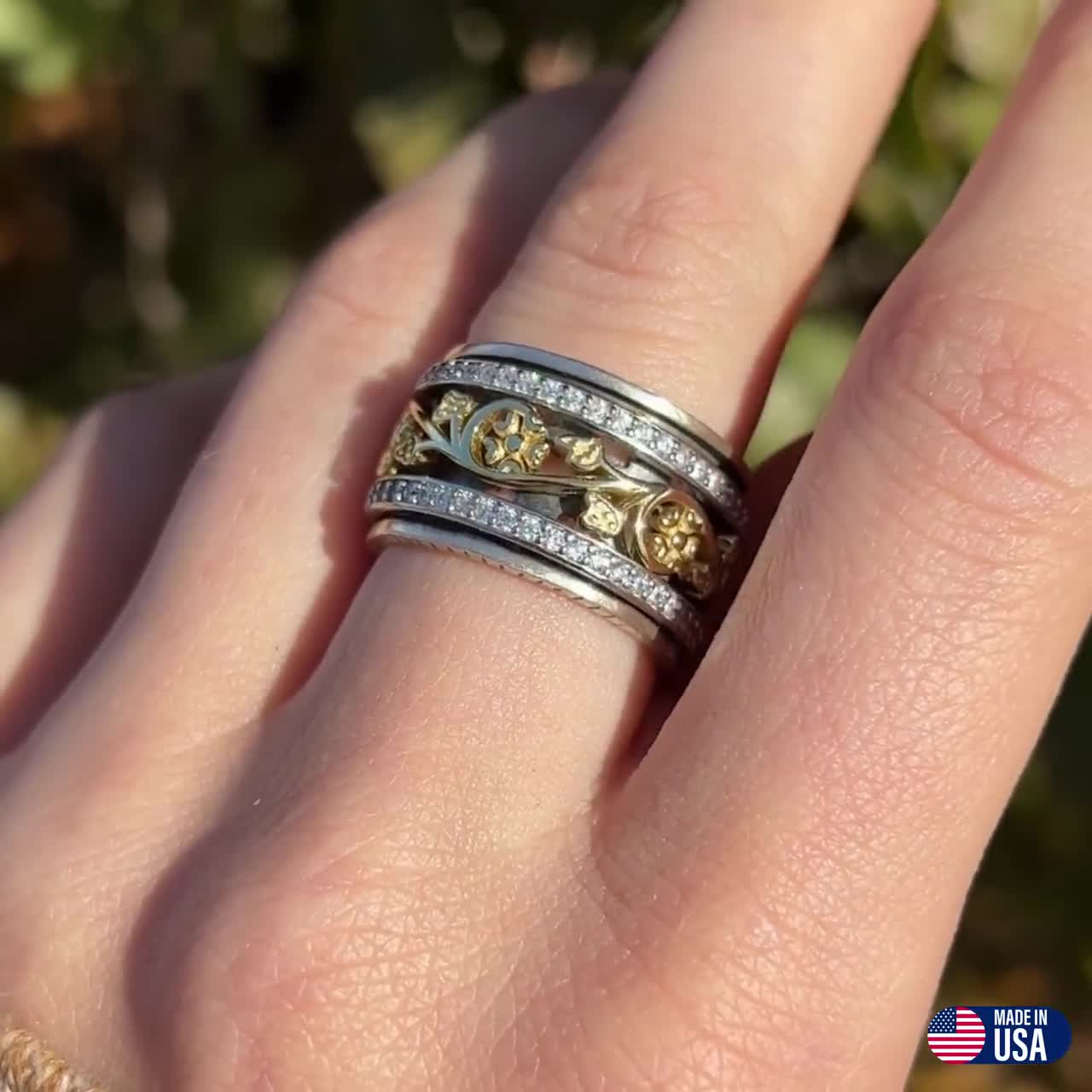 Handmade, Unique, & Hypoallergenic 925 Sterling Silver and 14K
