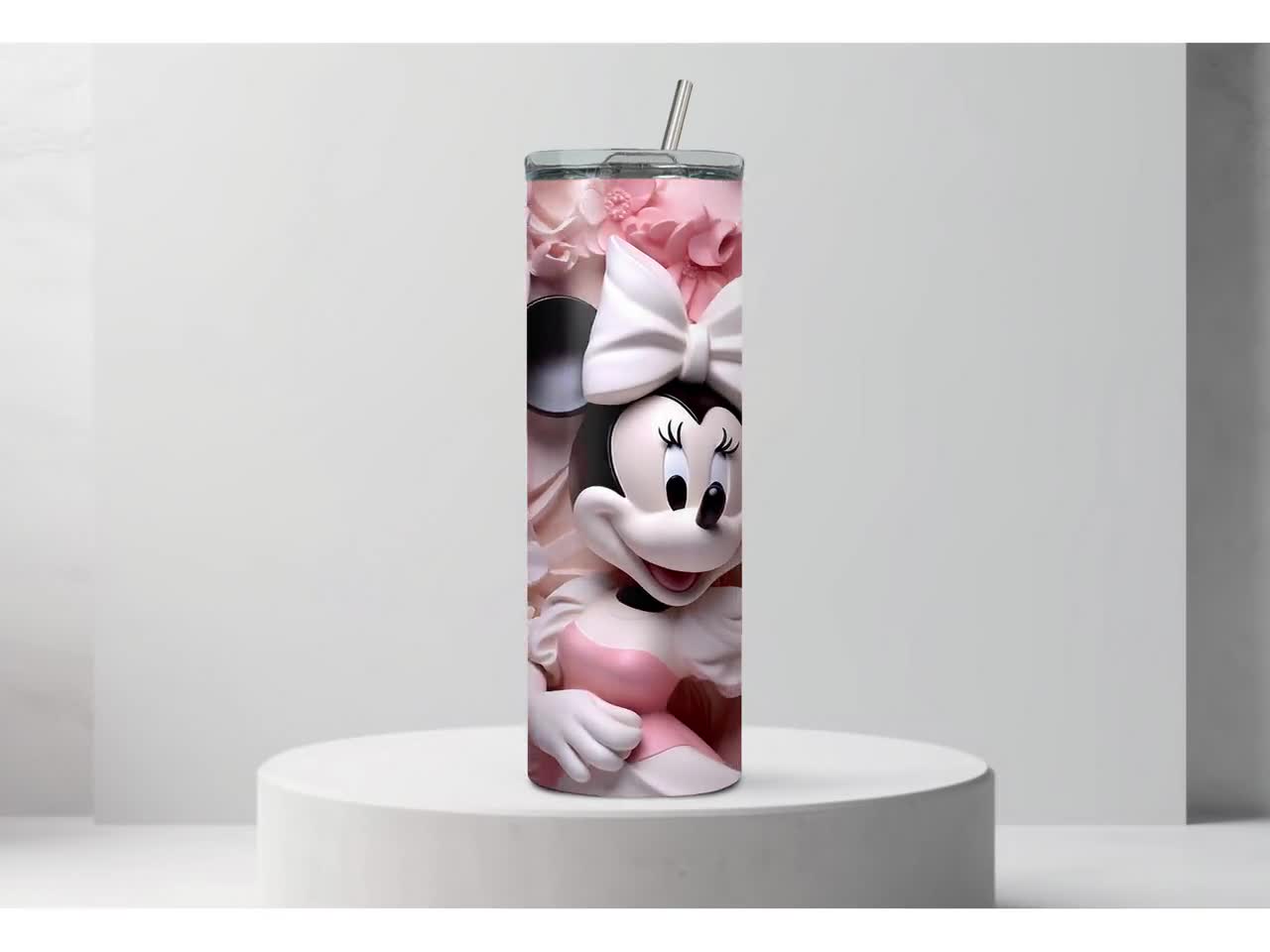 Character Inspired 20 Oz Tumbler Princess Castle Iced Coffee Cup Park  Hopper Cup Mouse Cartoon Inspired Watercolor 