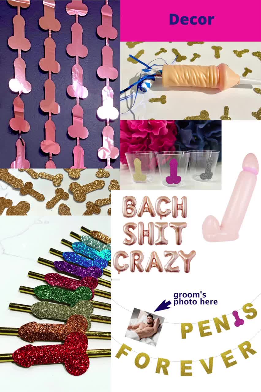 Penis Straws Bachelorette Party Decorations (30 Pieces), Dick Straws,  Bachelorette Party Favors, Hen Party, Same Penis Forever, Penis Favors