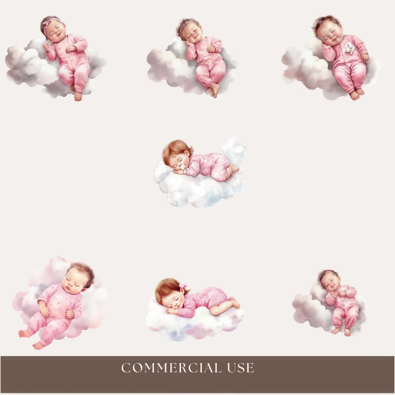 baby sleeping on bownsor (2020 原画)