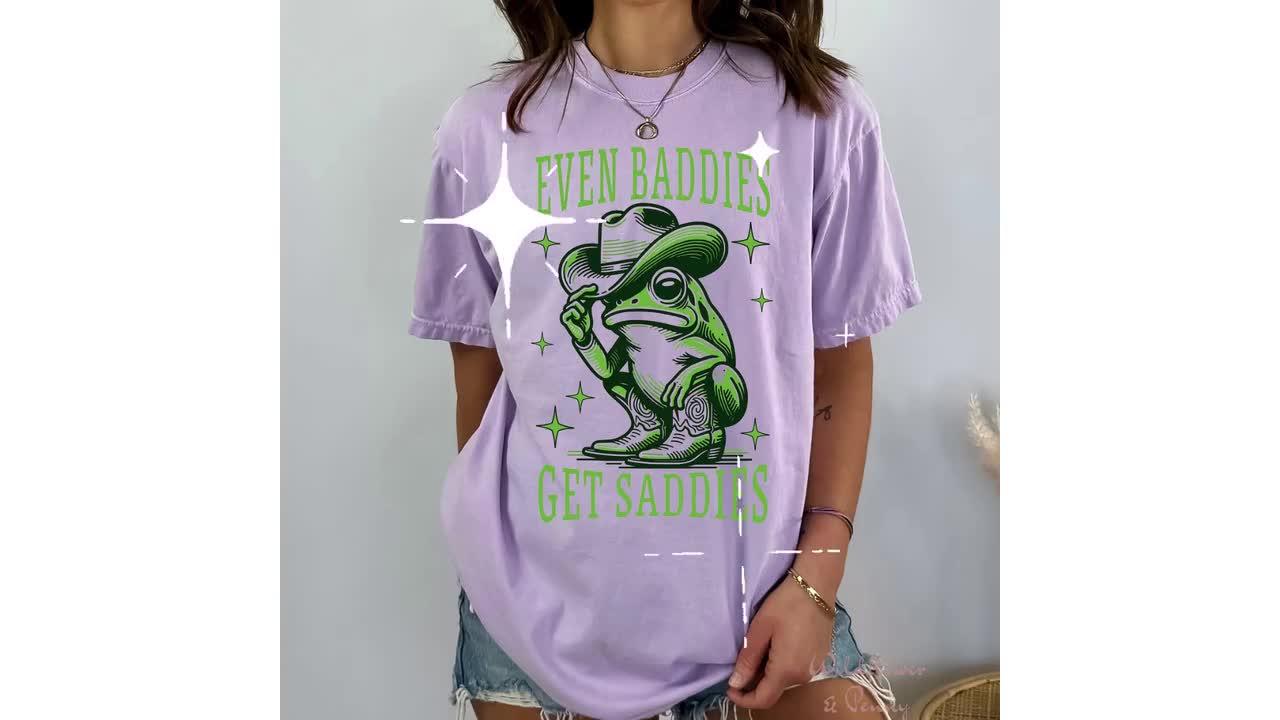 Even Baddies Get Saddies Funny Frog Meme Shirt Weirdcore Tee Ironic TShirts  Merch That Go Hard Mental Health Shirt Anxiety Depression ADHD