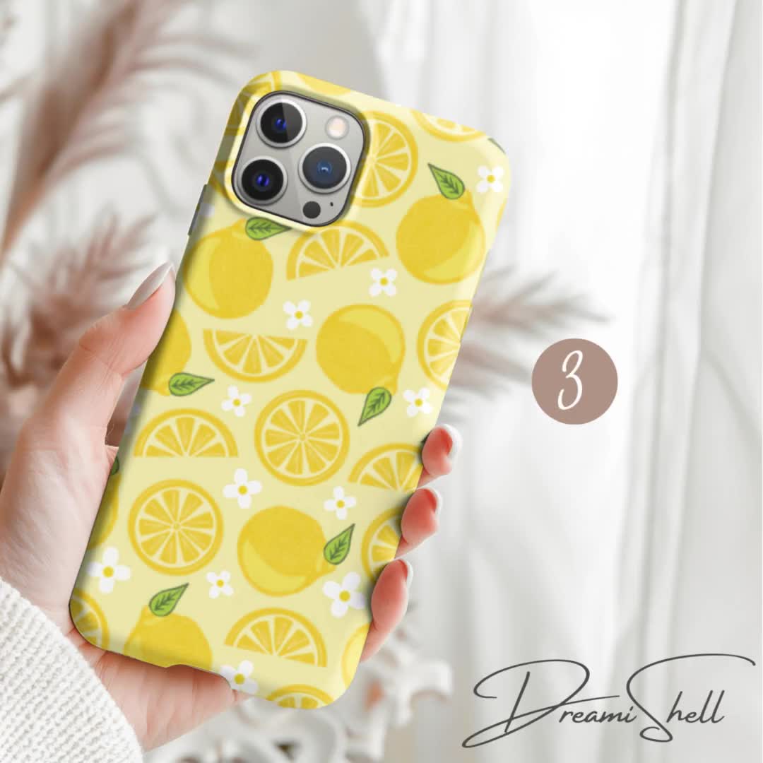 レモン＆デイジー MagSafe iPhoneケース | かわいい柑橘系フルーツ