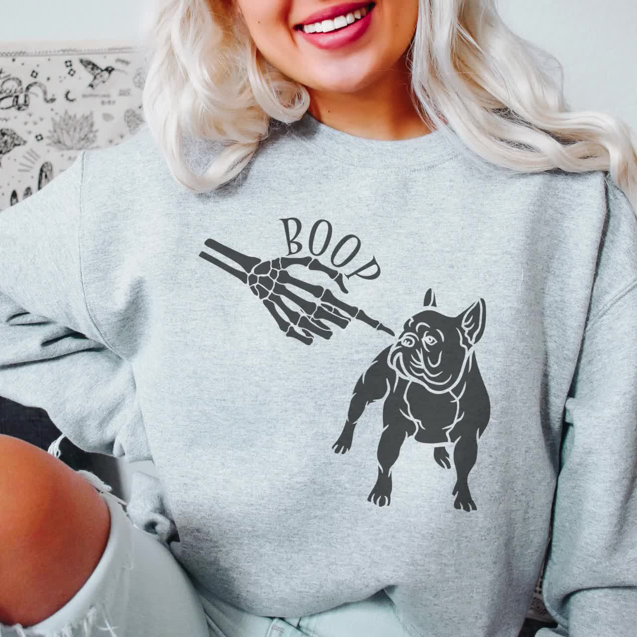 Frenchie h&m hot sale sweatshirt