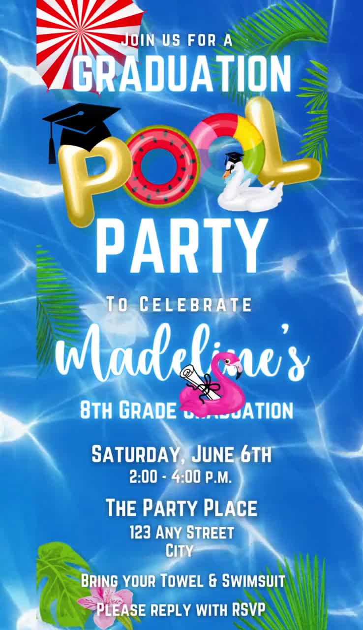 8th Grade Graduation Pool Party Creative Themes For An Unforgettable