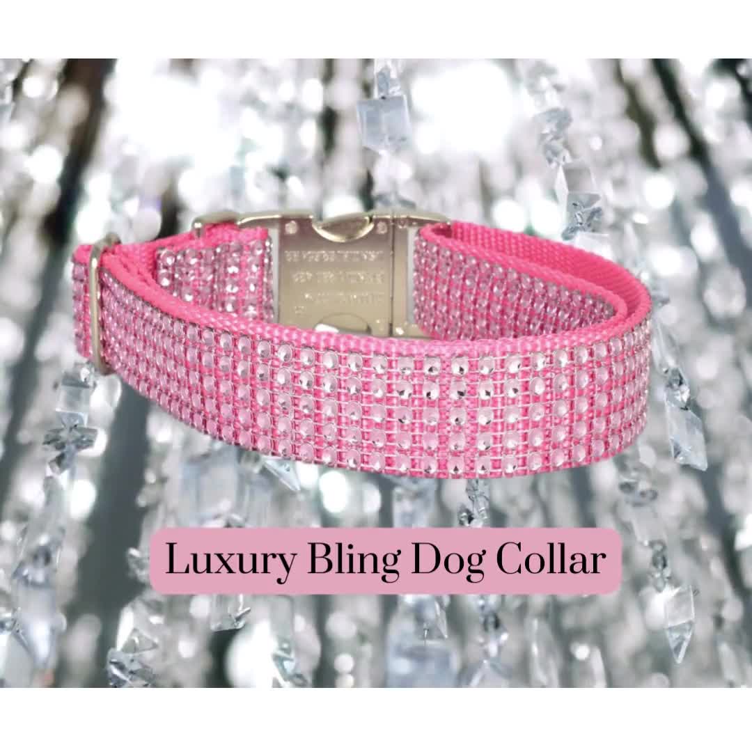 Fancy Rhinestone Dog Collars- Bling Dog Collars, Designer Dog Collars,  Rhinestone Cat Collar, Luxury Dog Collar