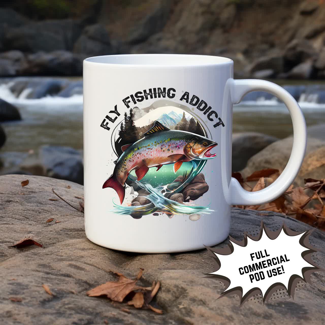 Retro Fly Fishing Trout for Fly Fishing Addict Kids T-Shirt for