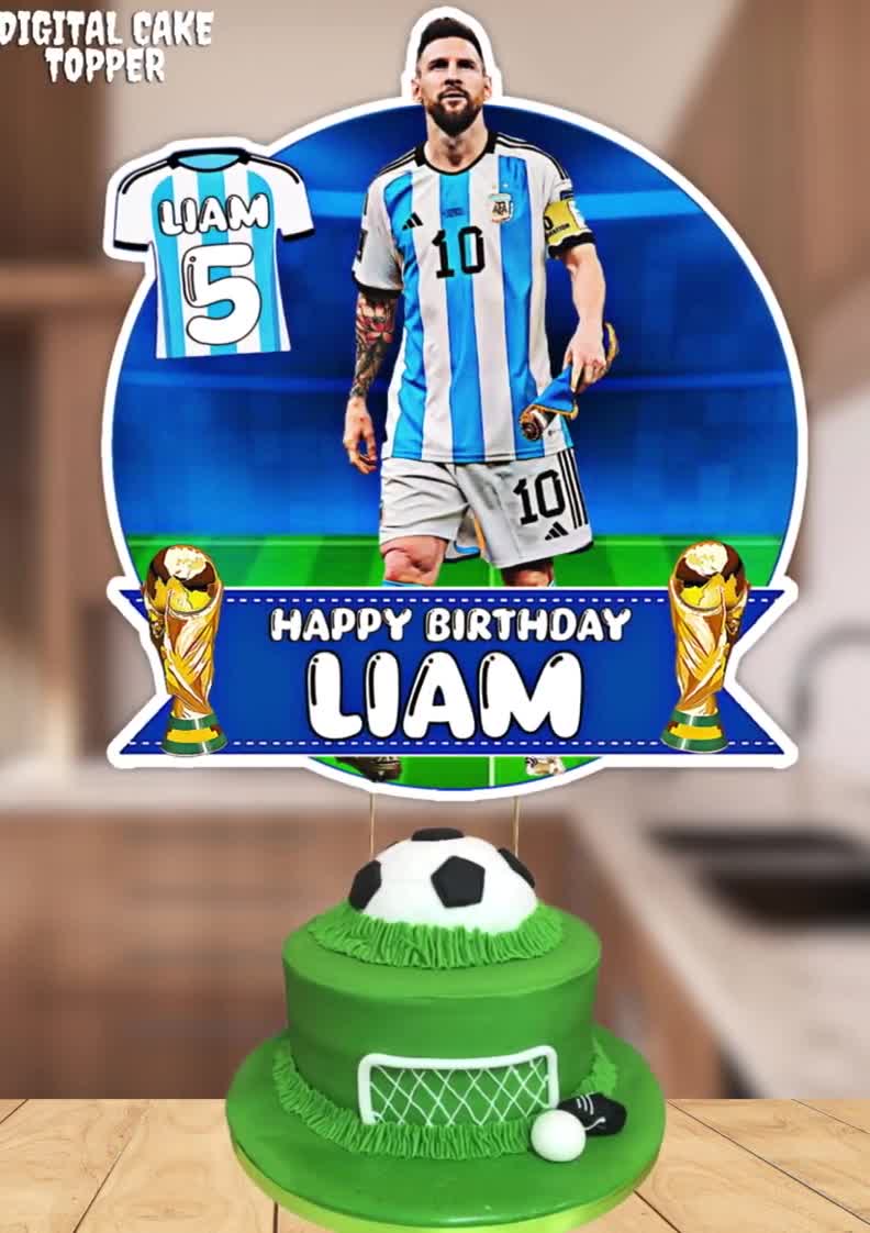 Messi Football Cake | Theme Cakes | Bangalore – Cakes All The Way