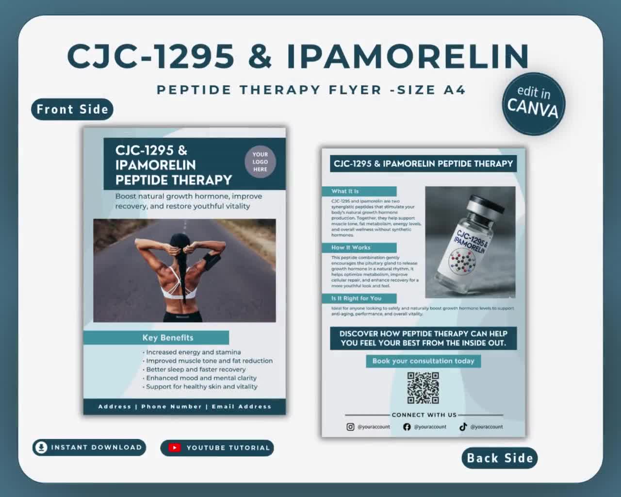 retatrutide cjc 1295 ipamorelin CJC-1295 & Ipamorelin 10mg (No DAC) Blend main image 0