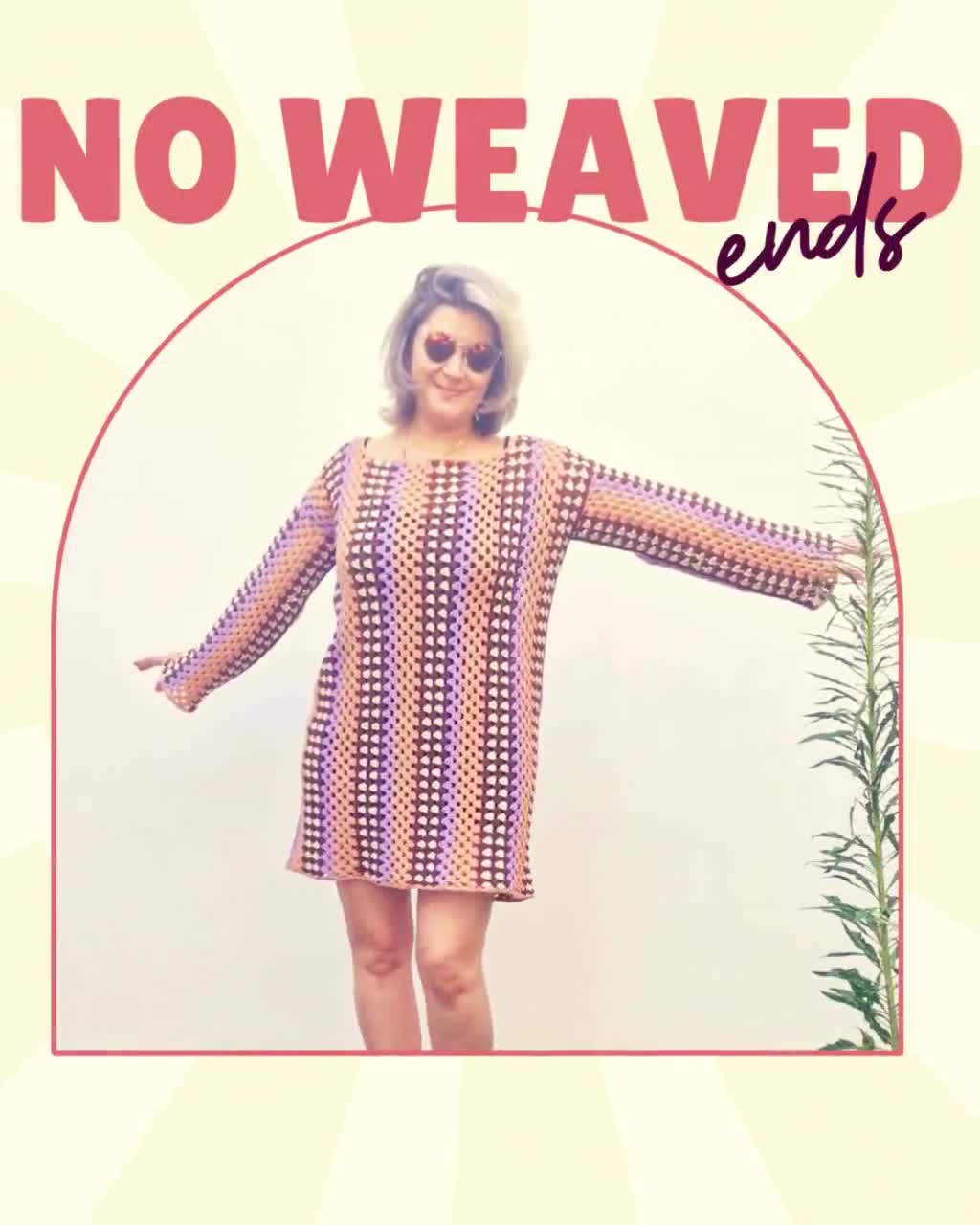 Taylor Swift Inspired Crochet Dress Pattern: Easy Color Changes, XS-XXXL  (PDF Pattern)
