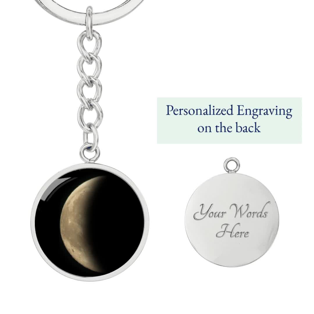 Personalized Celestial Keychain, Glitter Zodiac keychain, Custom