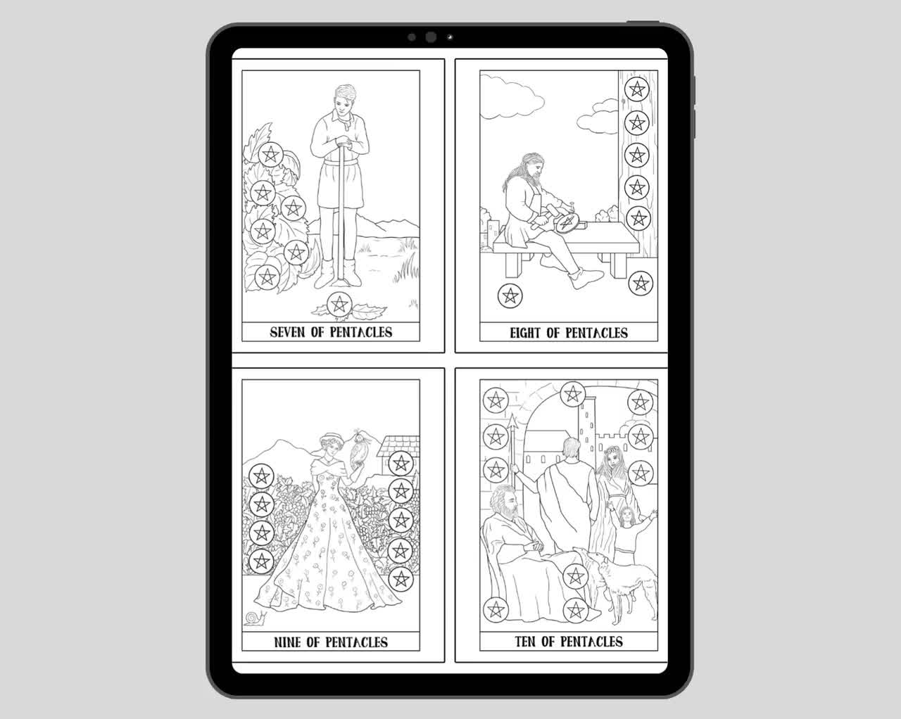 TAROT libro de colorear: dibujos y cartas del tarot para relajarte, deja  volar tu imaginación (Spanish Edition)