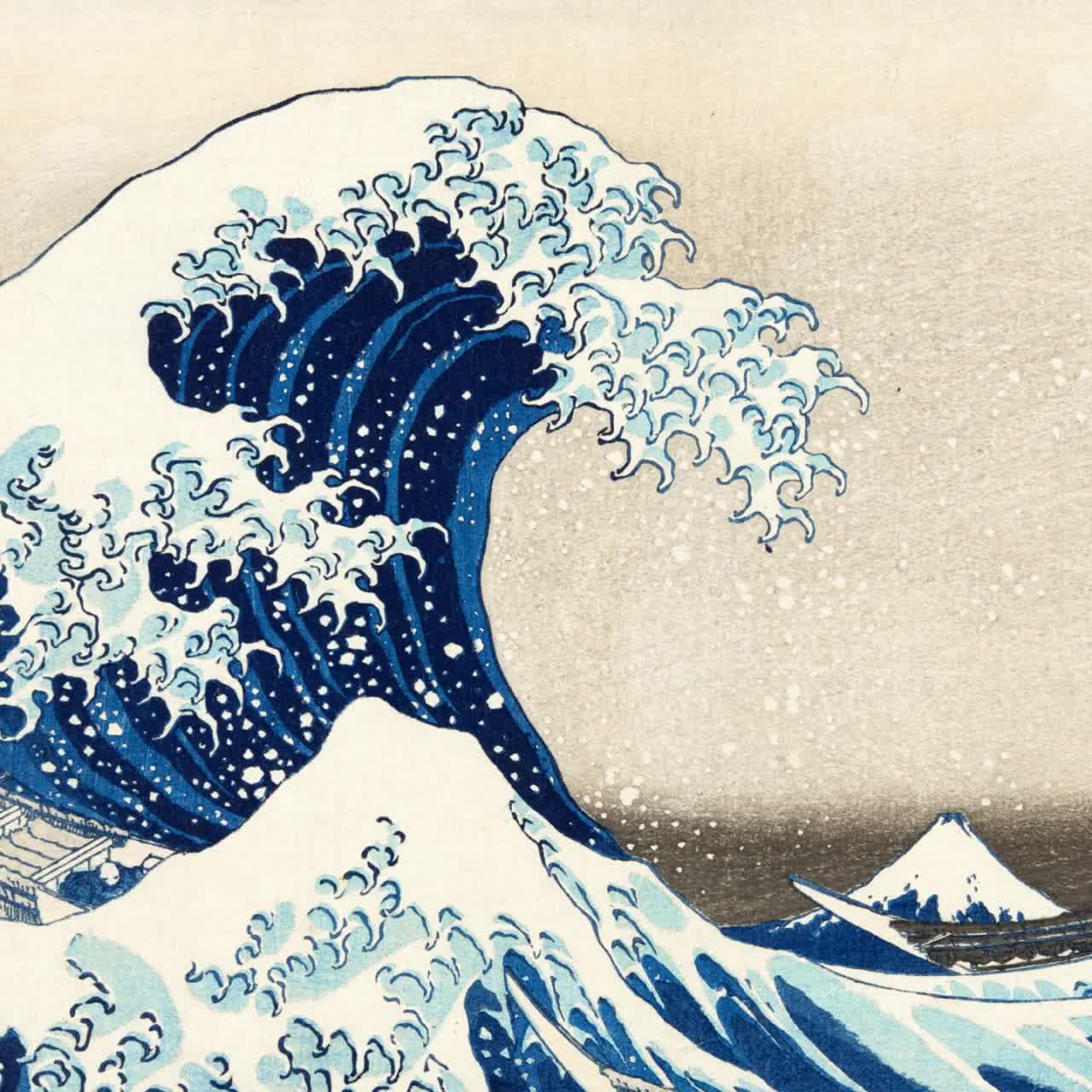 Samsung Frame TV Art | the Great Wave off Kanagawa