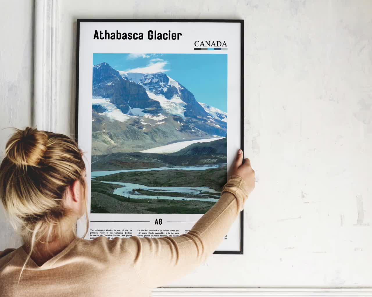 Athabasca Glacier Print Athabasca Glacier Poster Athabasca