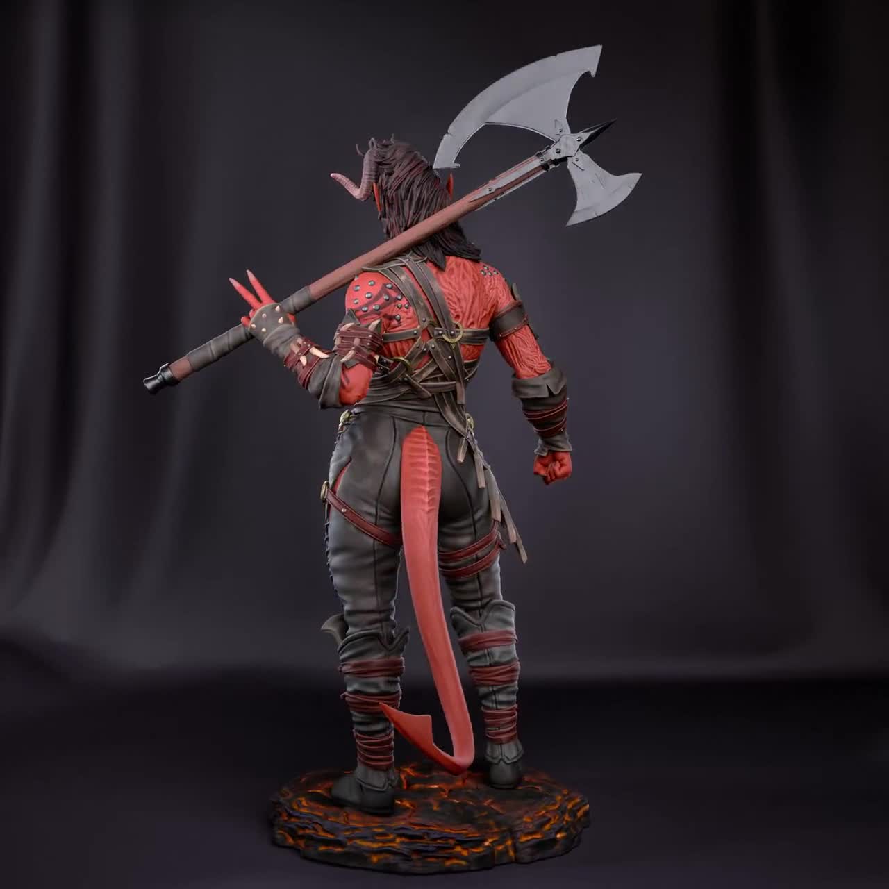 Karlach 3D Printed Statue BG3 | Garage/Model Kit | Designed by Bulkamancer  Sculpts