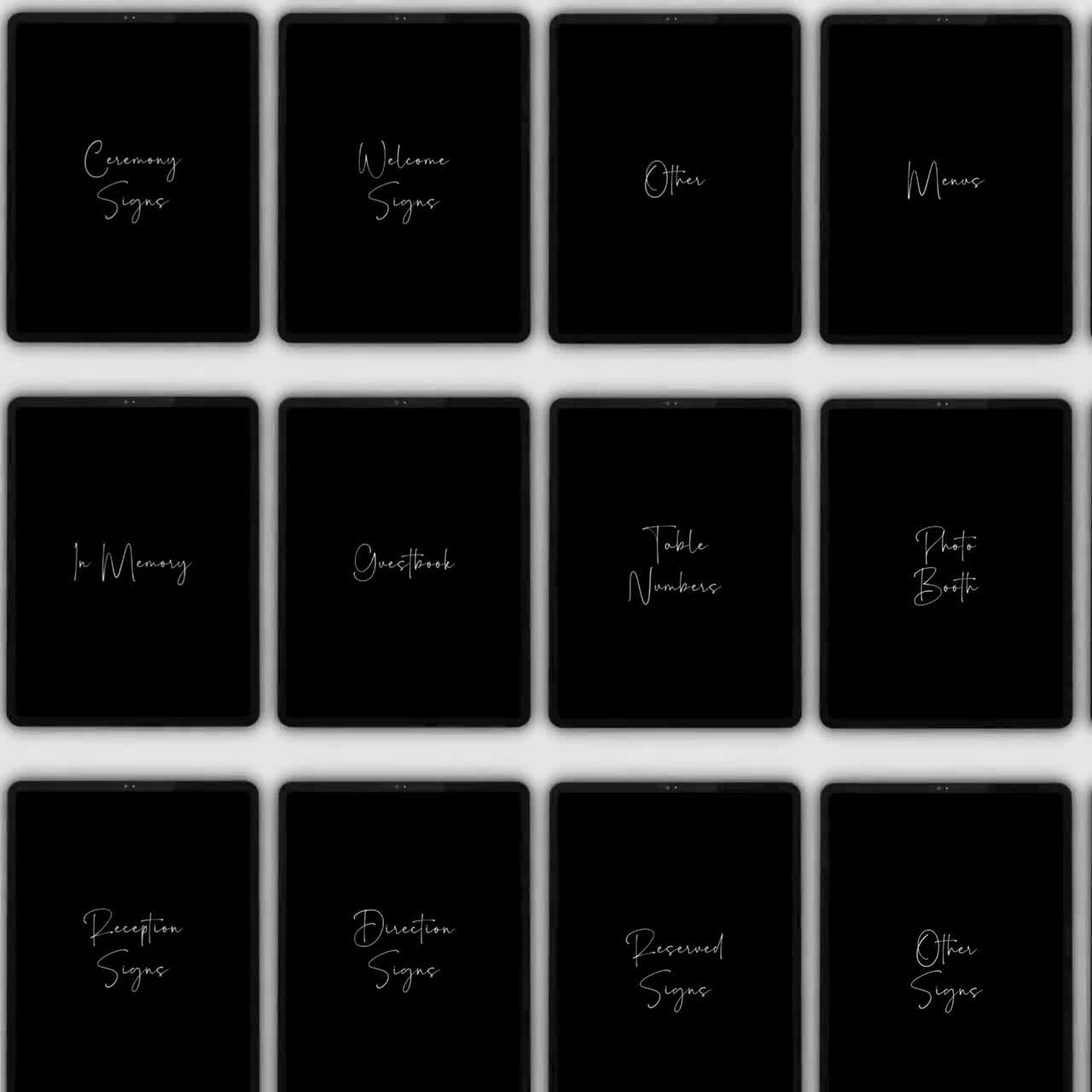 Editable Wedding Sign Bundle: 100+ Canva Templates (Digital Download) video poster