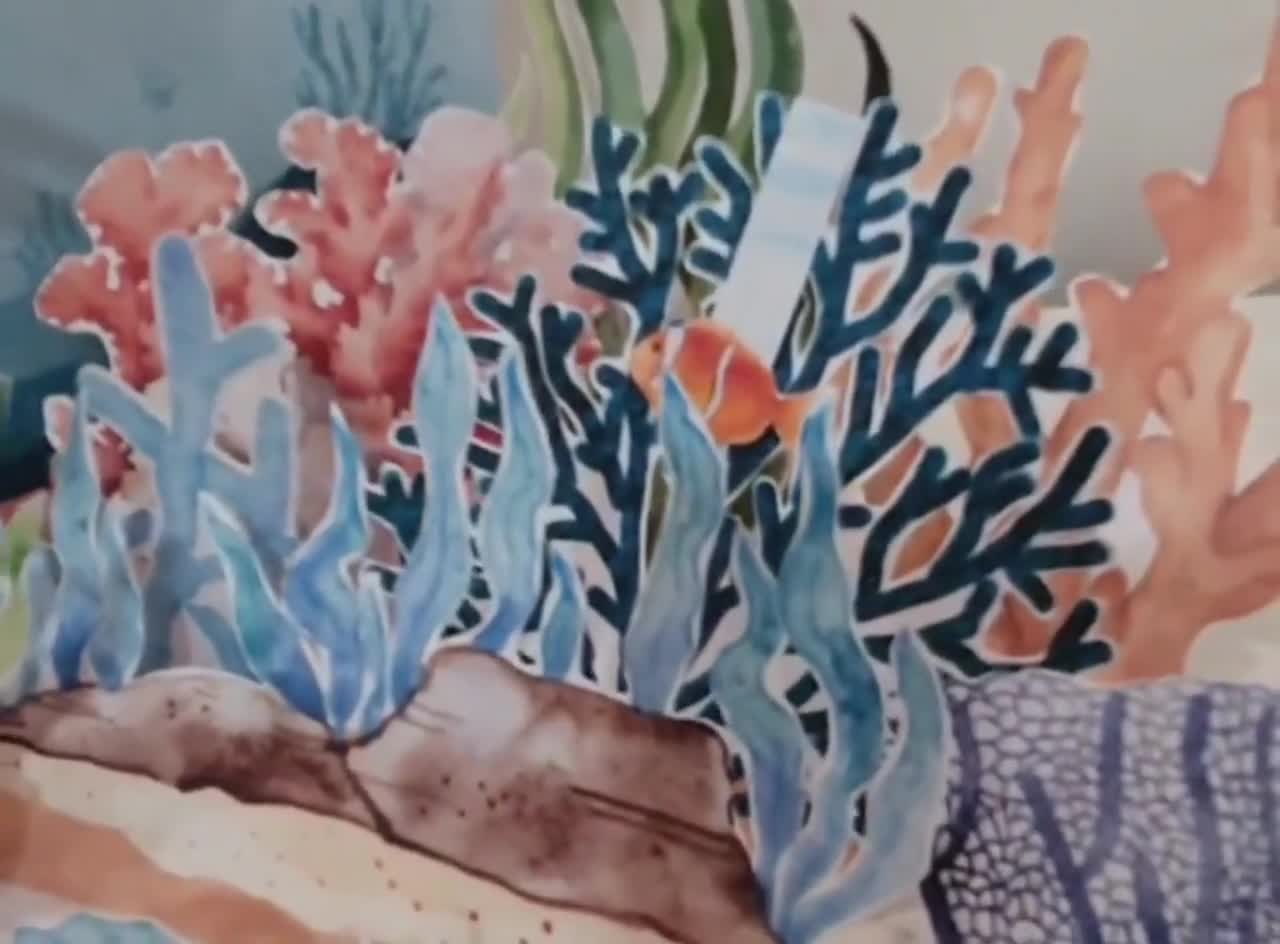 Coral Reef Diorama Printable