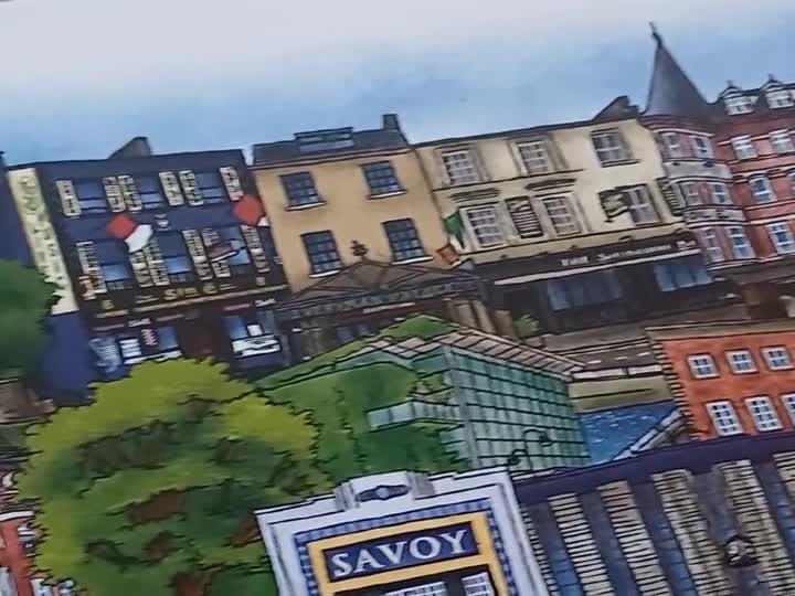 A4 Landmarks of Cork City, Co. Cork - Ireland - Irish Towns