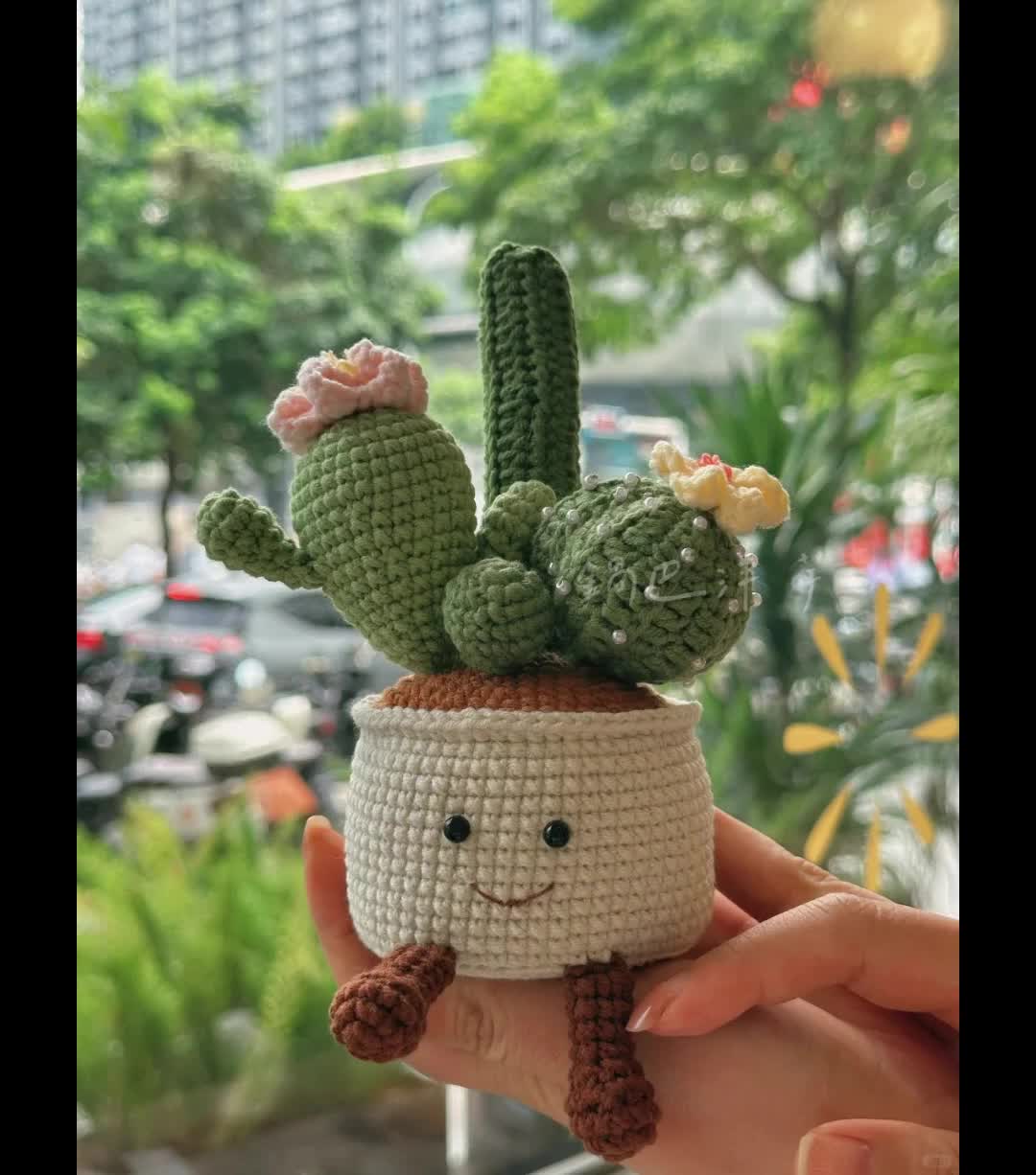 DIY サボテン鉢植えかぎ針編みパターン - 自分で作ろう！ - Etsy 日本