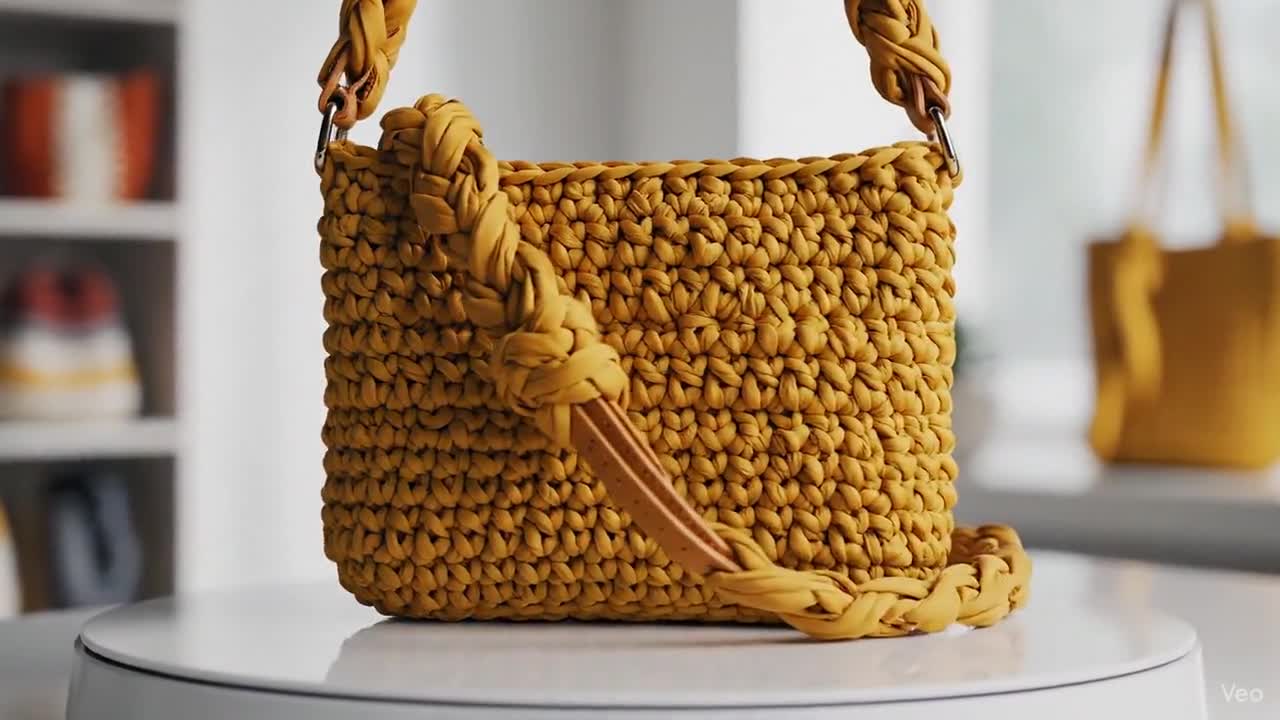 Mais de 200 padrões de bolsas e bolsas de crochê - Mega pacote: estilos boho, moderno e vintage - Download instantâneo em PDF video poster