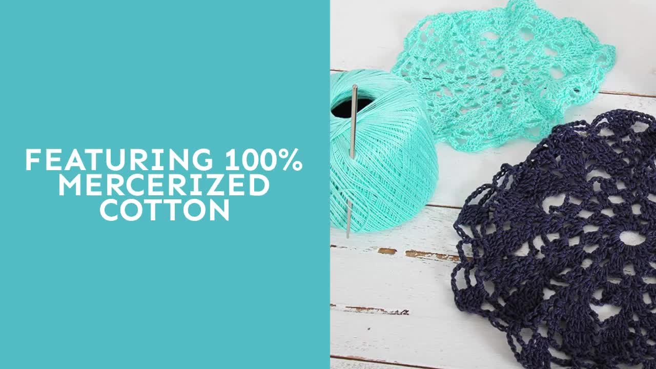 Cotton Crochet Thread - Size 3 - Mauve- 140 yds