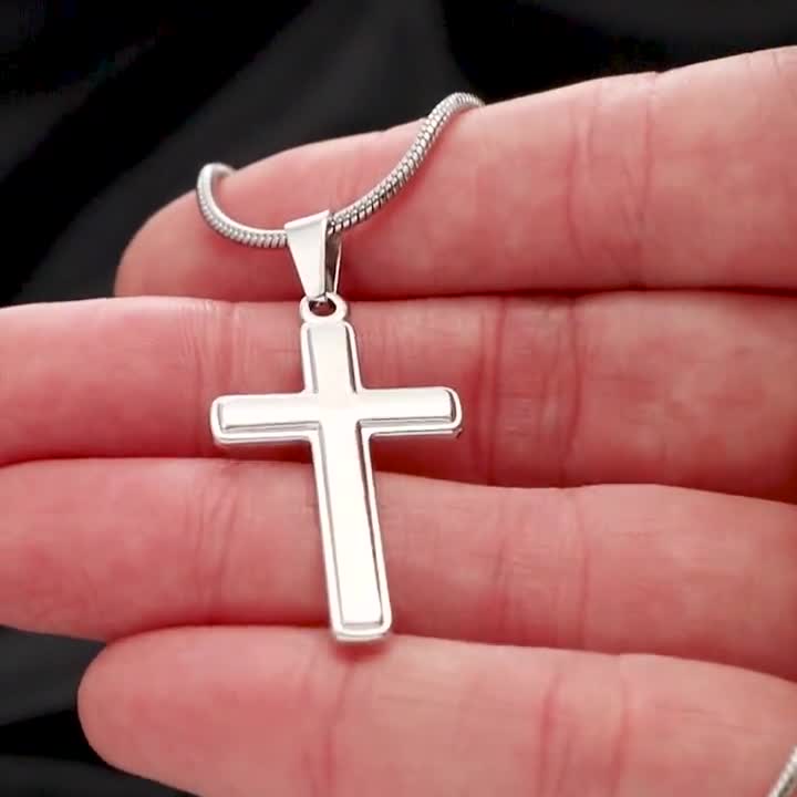 5 Collane Cristiane Con Semi Di Senape E Ciondolo Montagna In Acciaio Inox – Regalo Cresima Con Biglietto Ispirazione - 3
