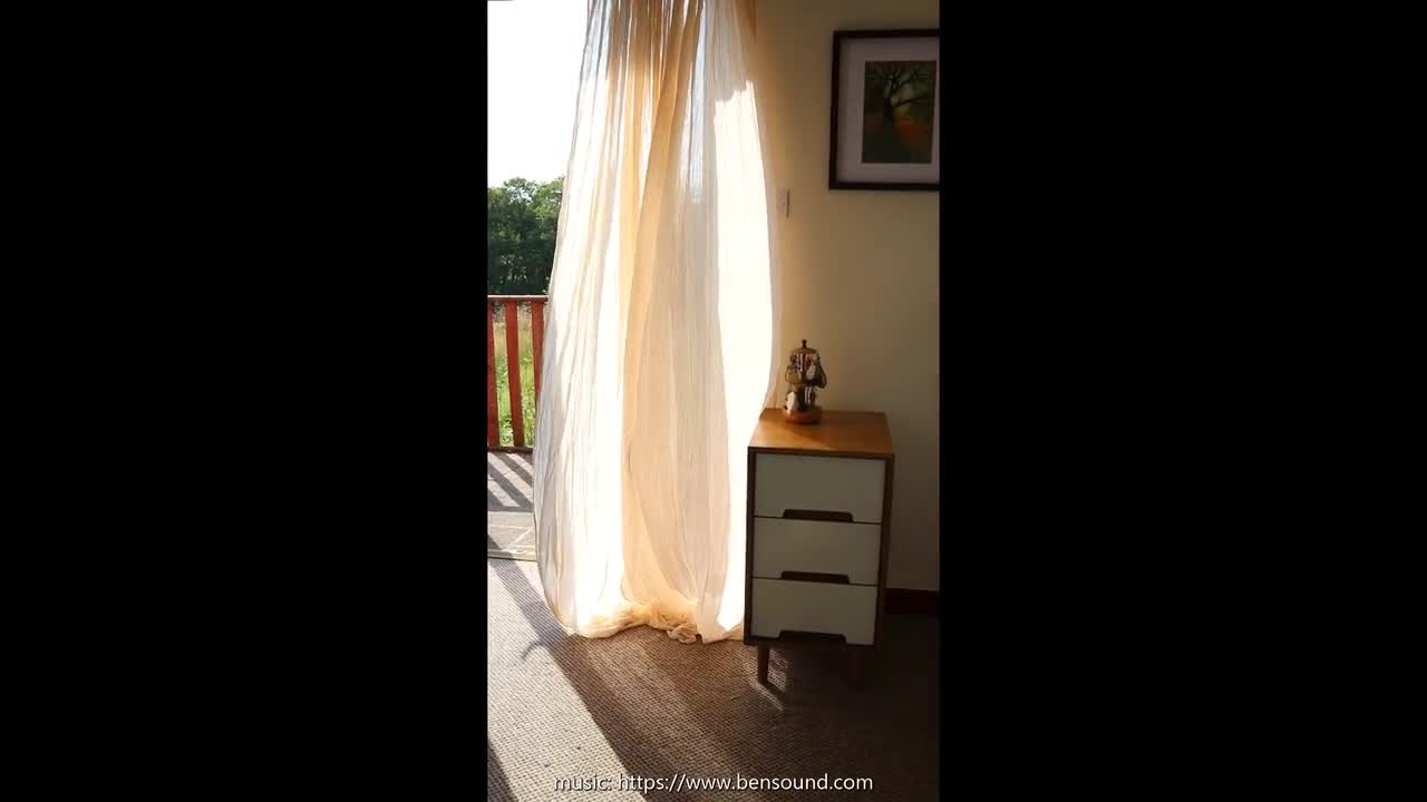 Joyswahl Tenda A Pannello In Voile Con Nappe - 45x90 Cm - Bianco - 2 Pezzi - Con Coulisse - Ideale Per Finestre E Decorazione