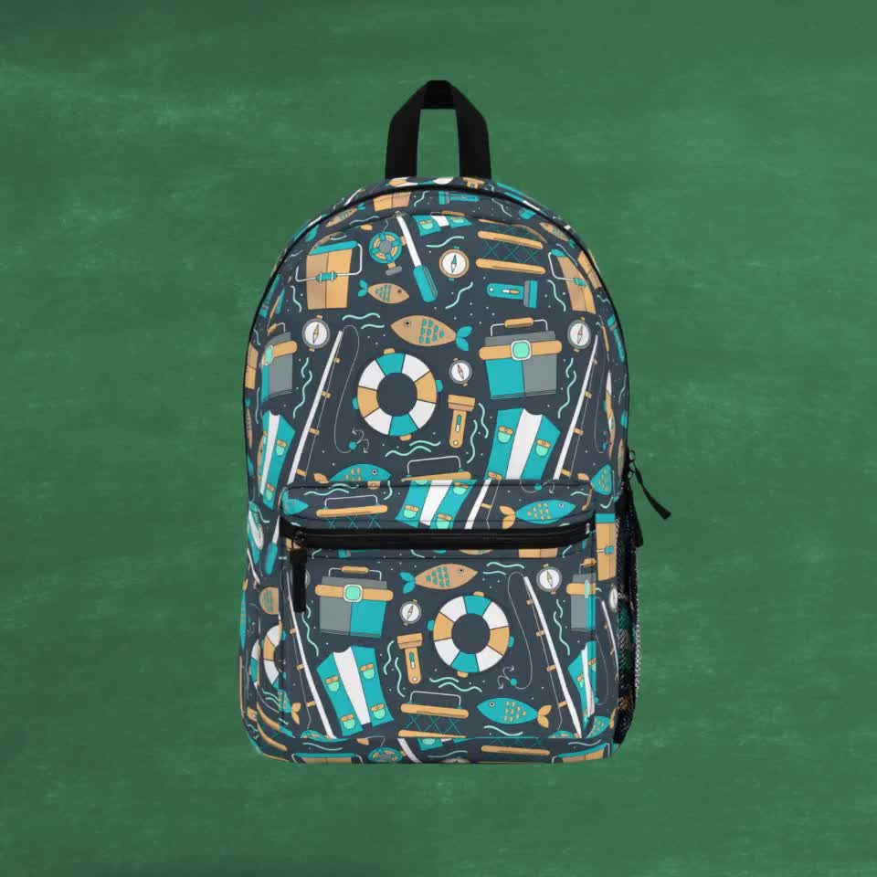 Fish Backpack for Kids, Fishing Backpack, Personal Backpack for School, Fishing  Backpack for Boys, Kids School Bookbag, Fish School Bag -  Australia