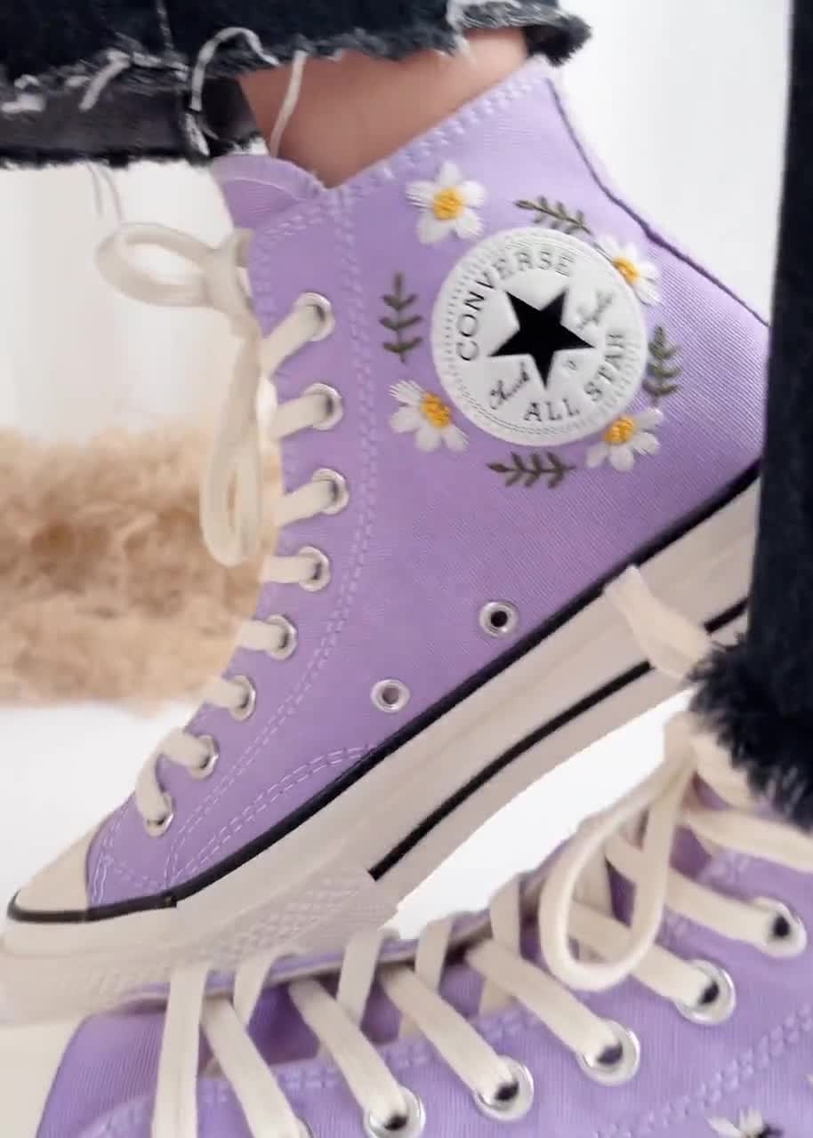 Converse violet pastel clearance