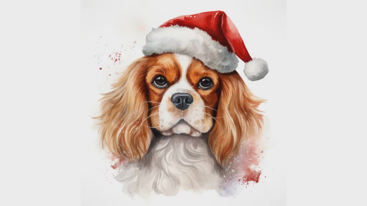 50-Pack Cavalier King Charles Spaniel Stickers - Cute Dog Decals For Scrapbooks & Crafts